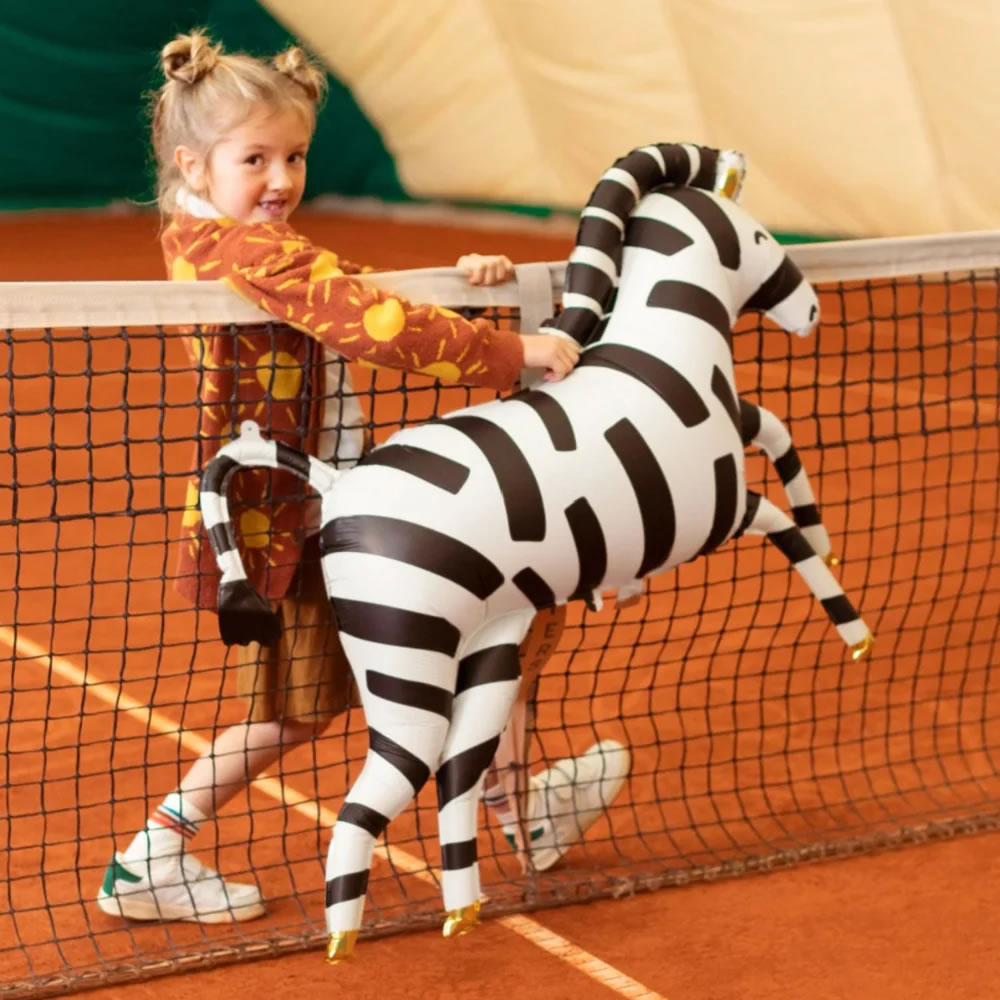 Large Zebra Foil Balloon