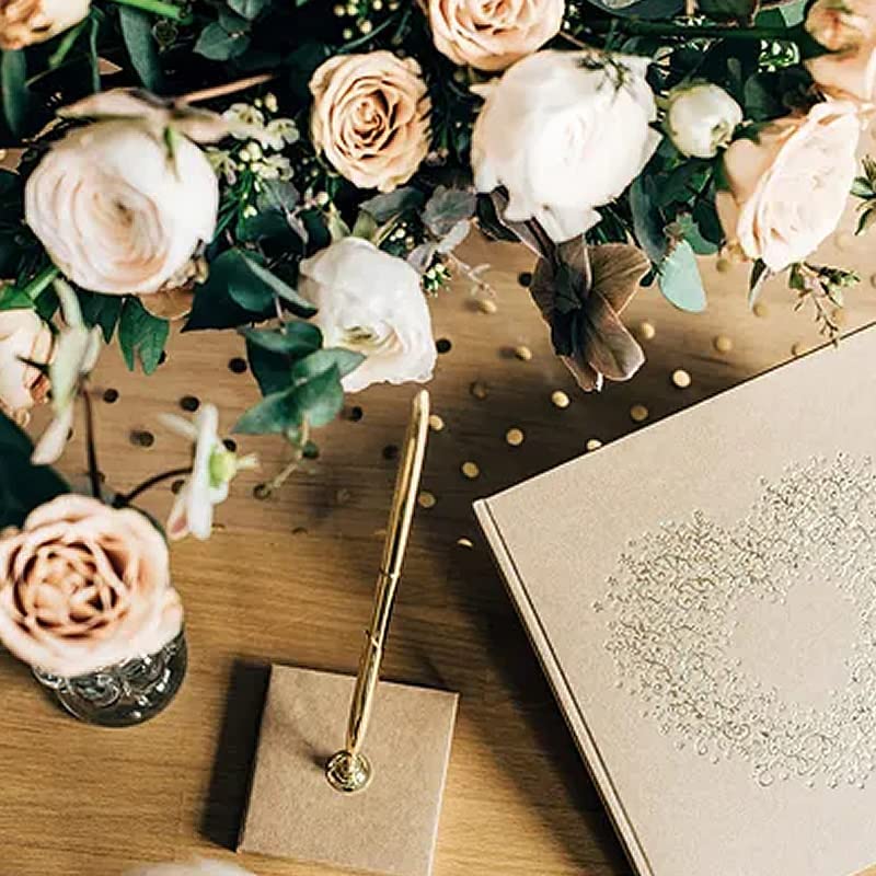 Kraft Wedding Guest Book