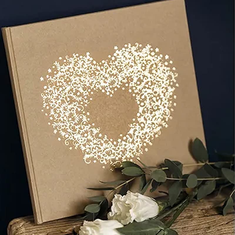 Kraft Wedding Guest Book
