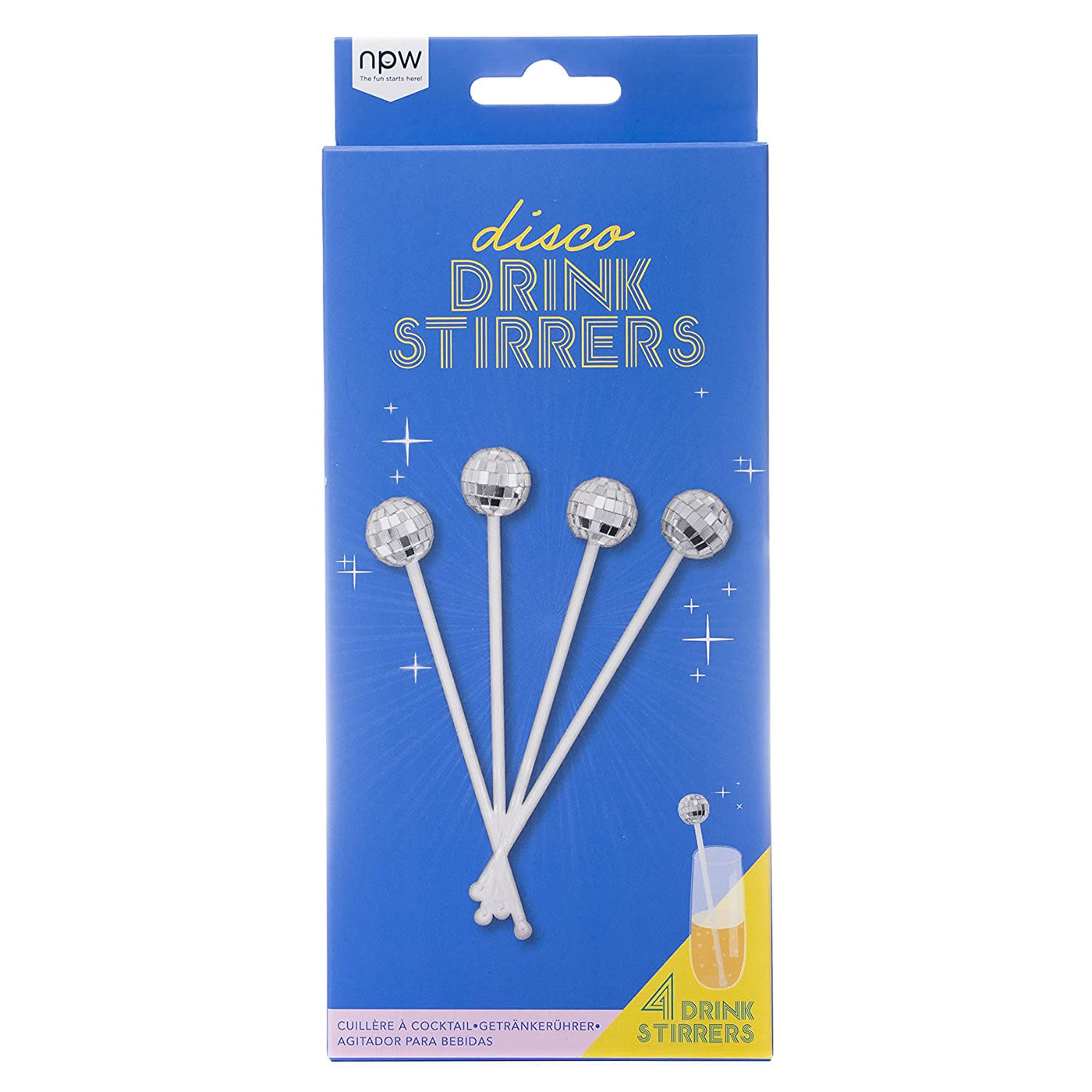 Disco Ball Drink Stirrers