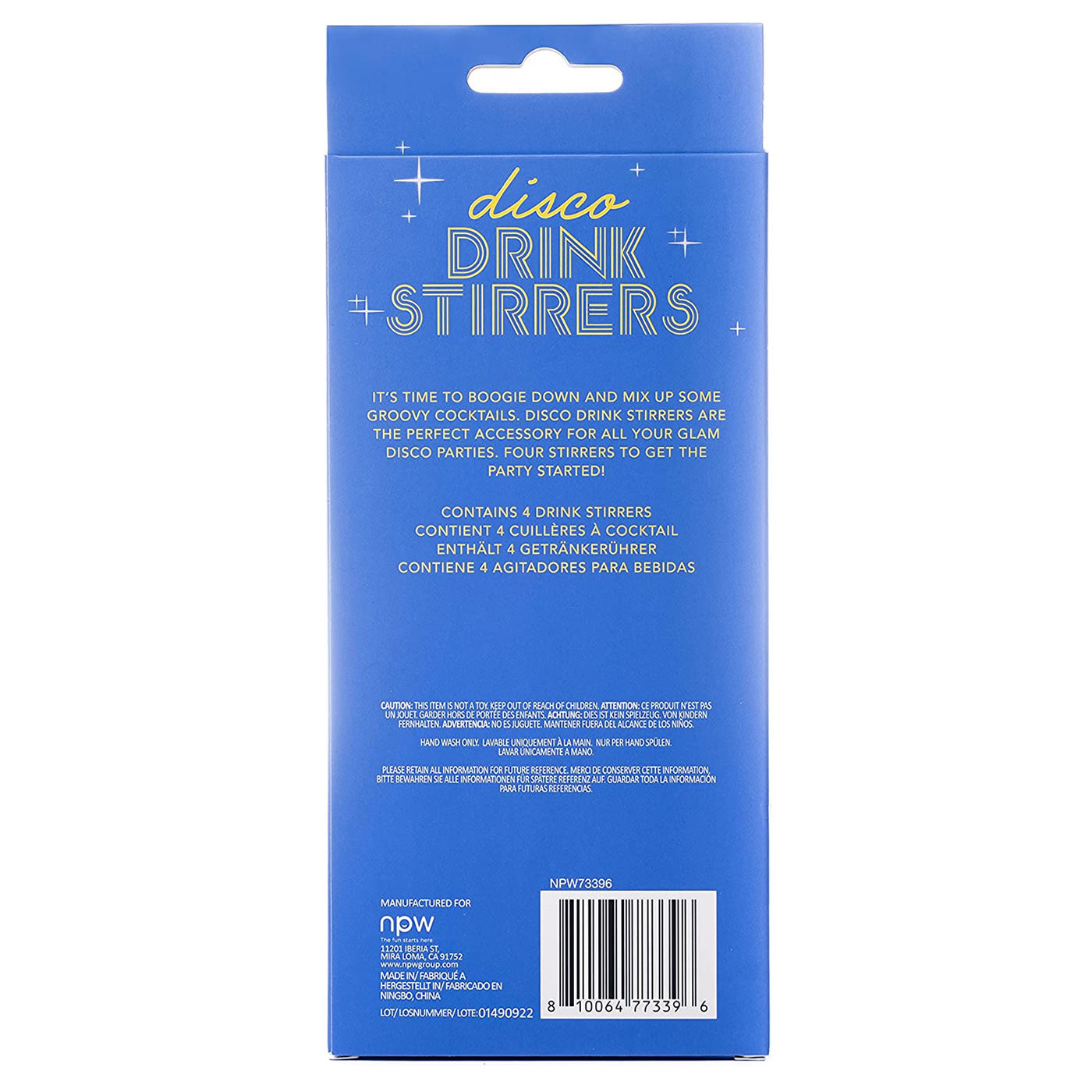 Disco Ball Drink Stirrers