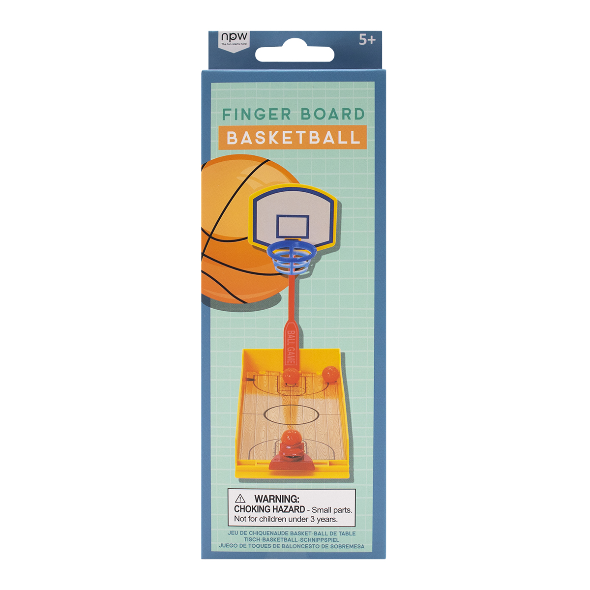 Fingerboard Basketball Pocket Game