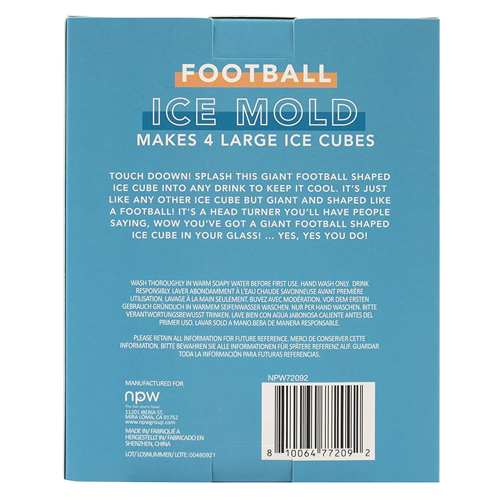 American Football Ice Mould