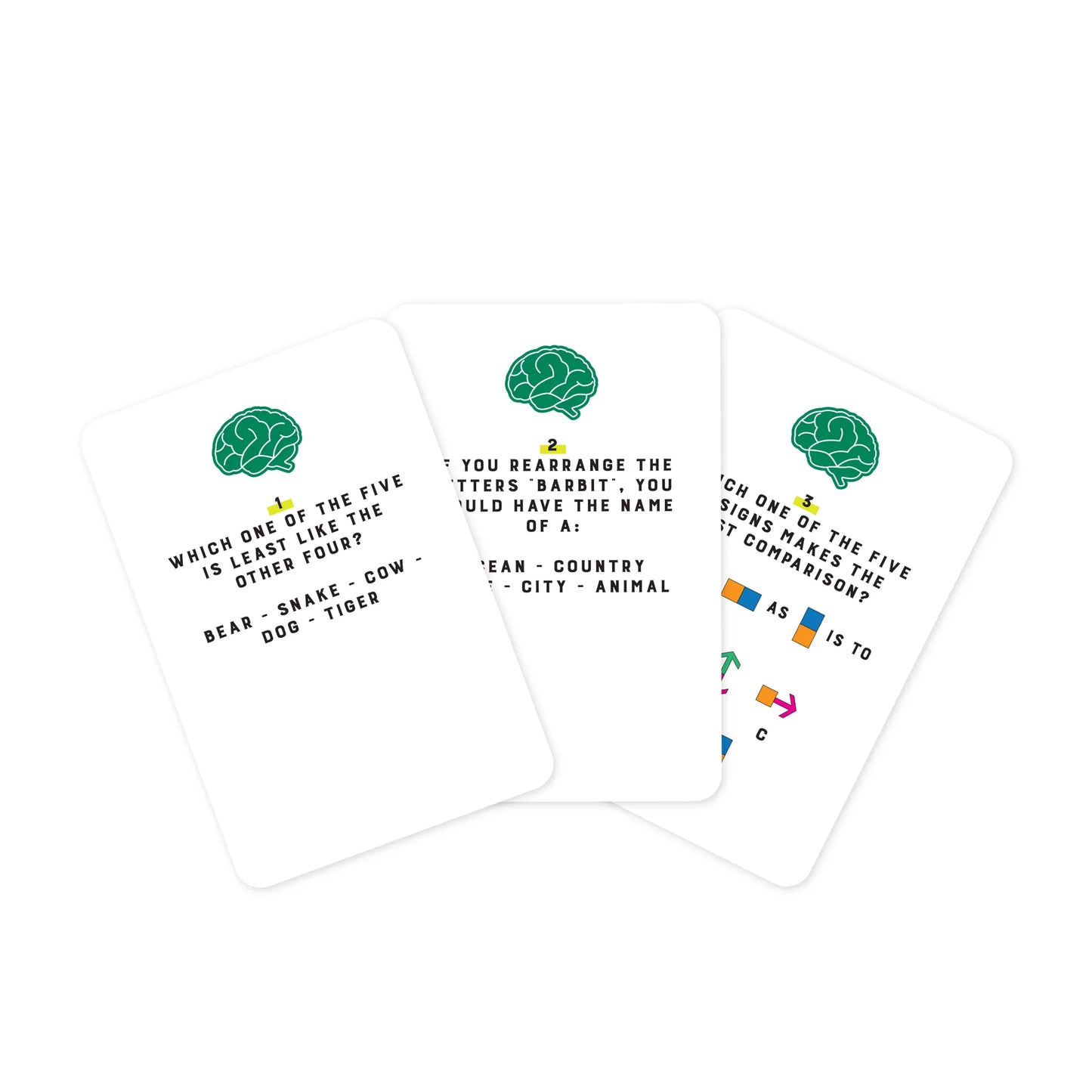 Pocket IQ Test Cards