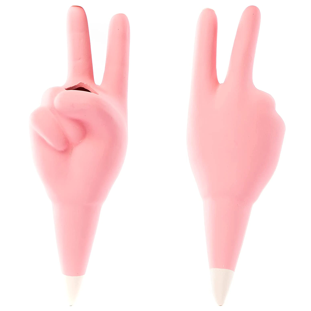 Peace Sign Watering Plant Spike