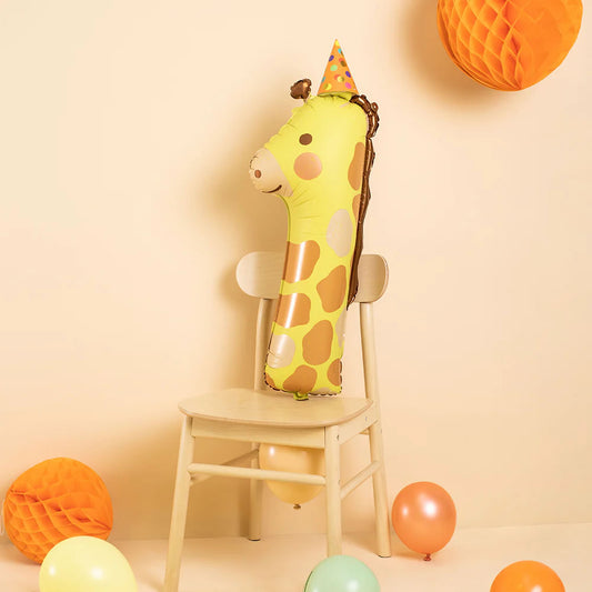 Large Safari Animal Number Balloons