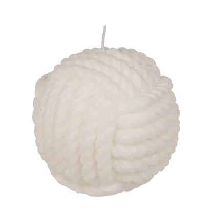 Rope Ball Candle Set of 2 (Large)