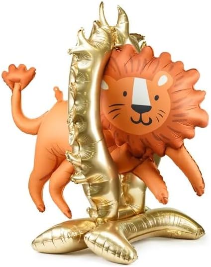 Giant Standing Lion Foil Balloon