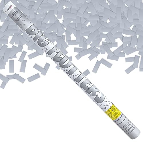 80cm Confetti Cannon - Silver