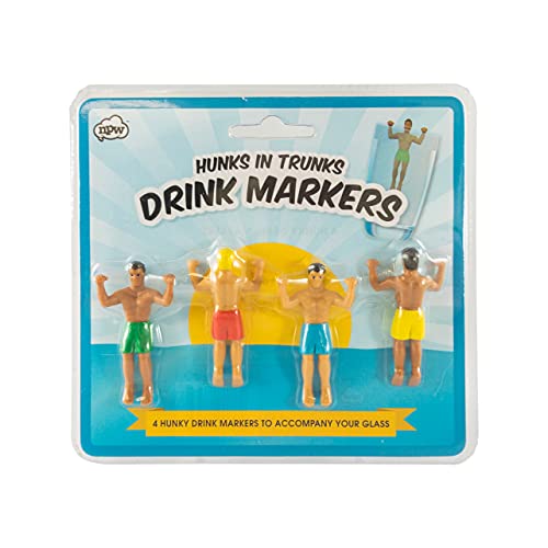 Hunks in Trunks Drink Markers