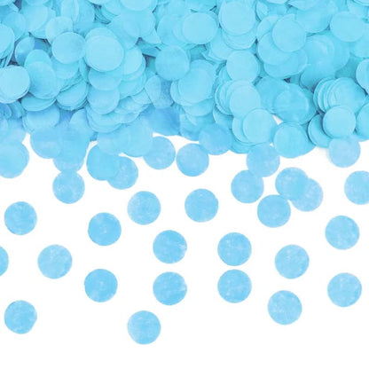 60cm Gender Reveal Confetti Cannon - Baby Blue