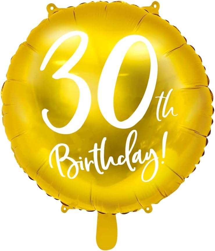 Gold Milestone Birthday Foil Balloons