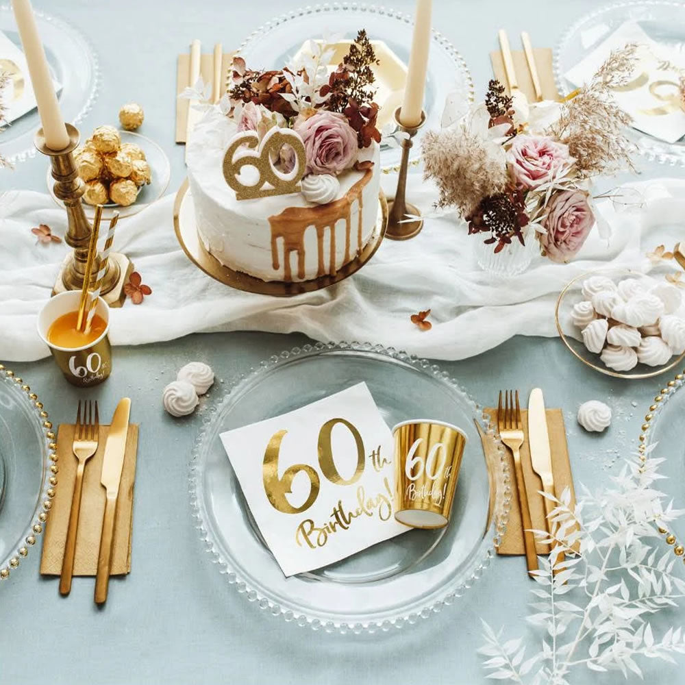 60th Birthday Party Napkins