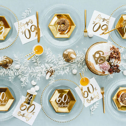 60th Birthday Party Napkins