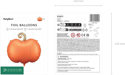 Giant Pumpkin Foil Balloon