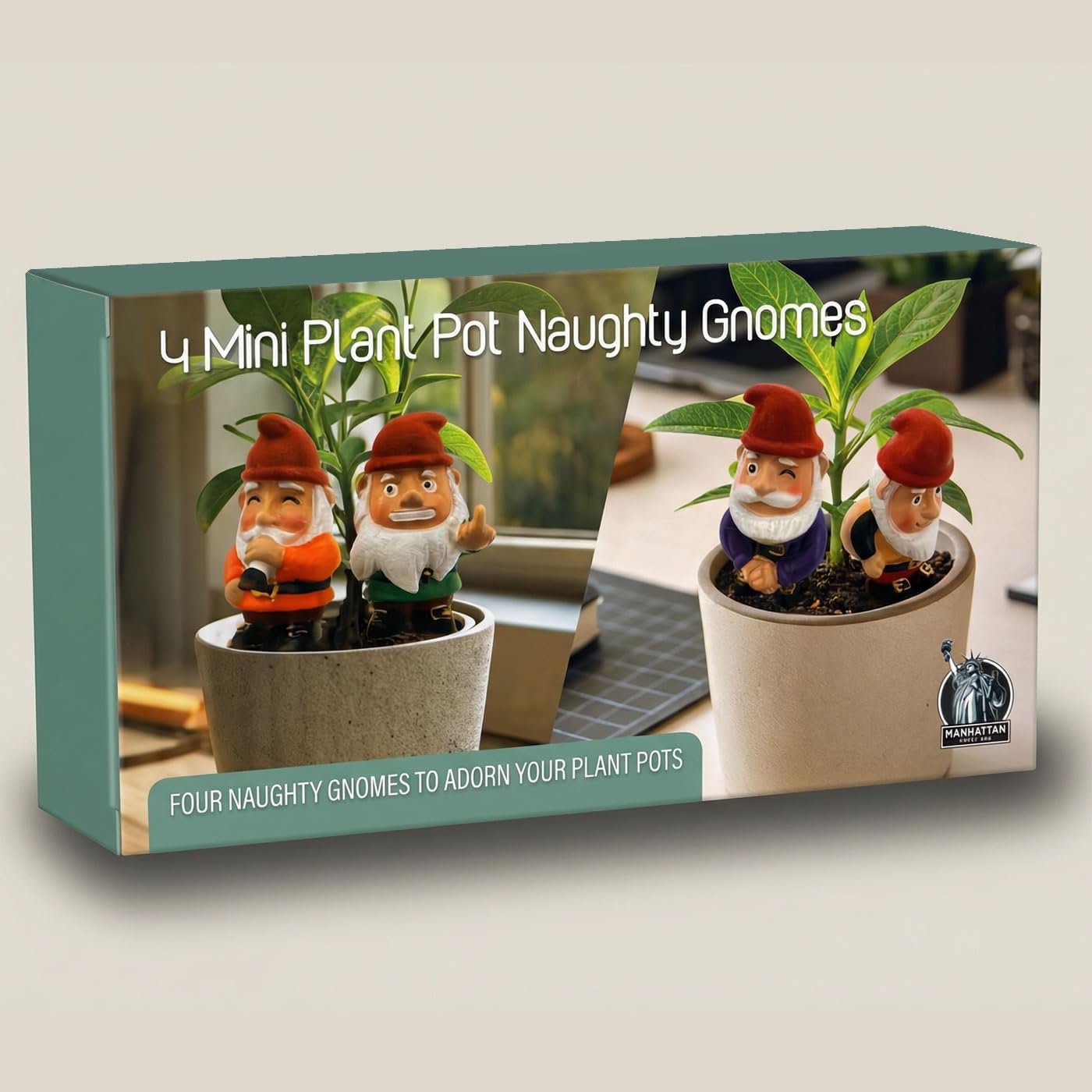 Mini Plant Pot Naughty Gnomes