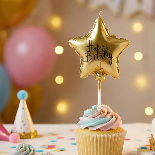 Happy Birthday Cake Candle