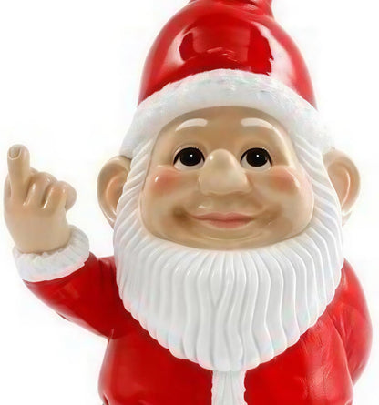 Santa Mid Finger Gnome