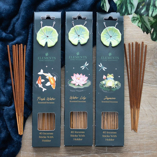 Pond Dipping Scented Incense Sticks with Holder