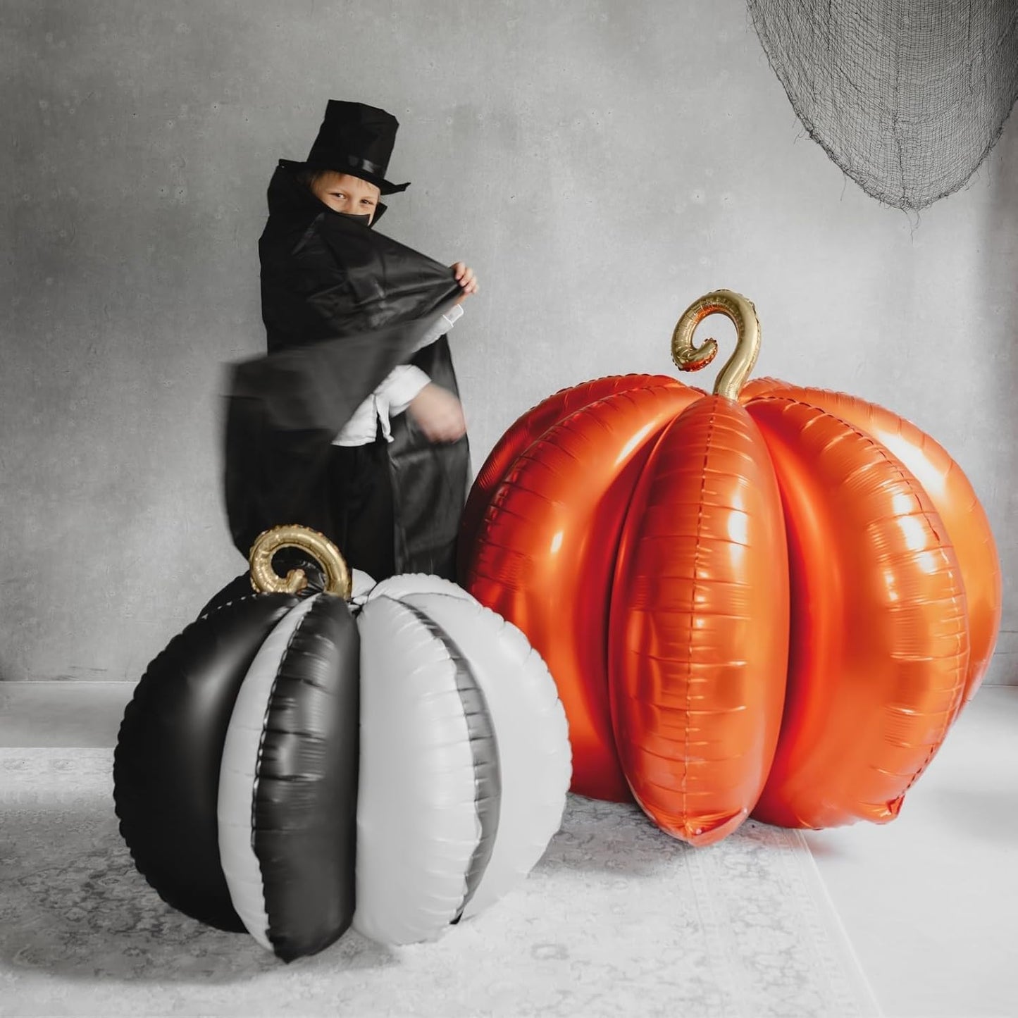 Giant 3D Pumpkin Foil Balloon