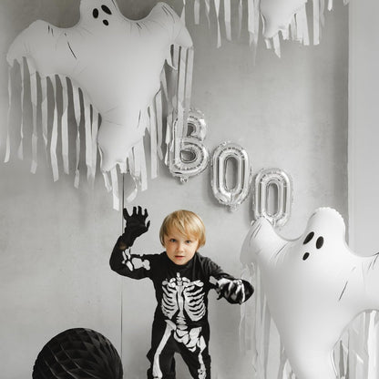 Giant Ghost Foil Balloon with Tassels