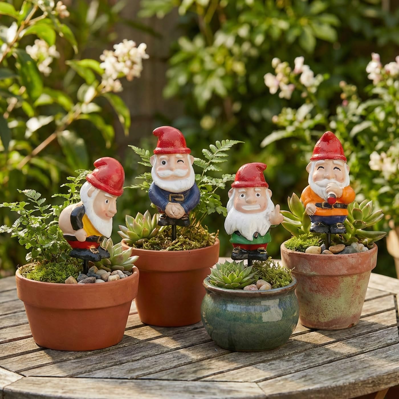Mini Plant Pot Naughty Gnomes