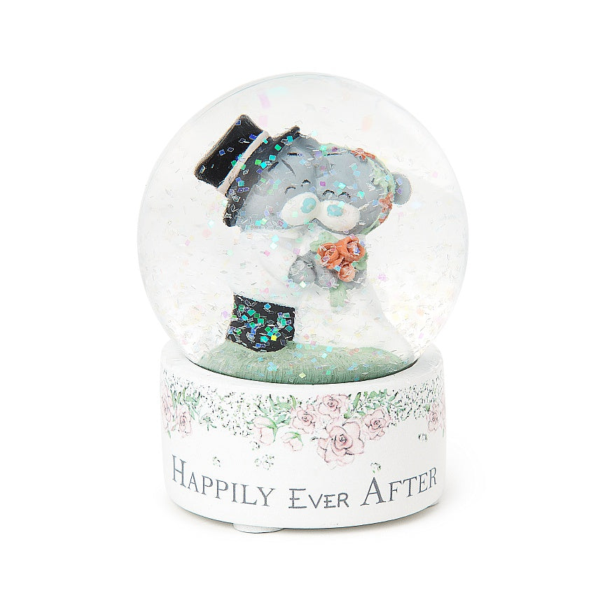 Tatty Teddy 'Happily Ever After' Wedding Snow Globe