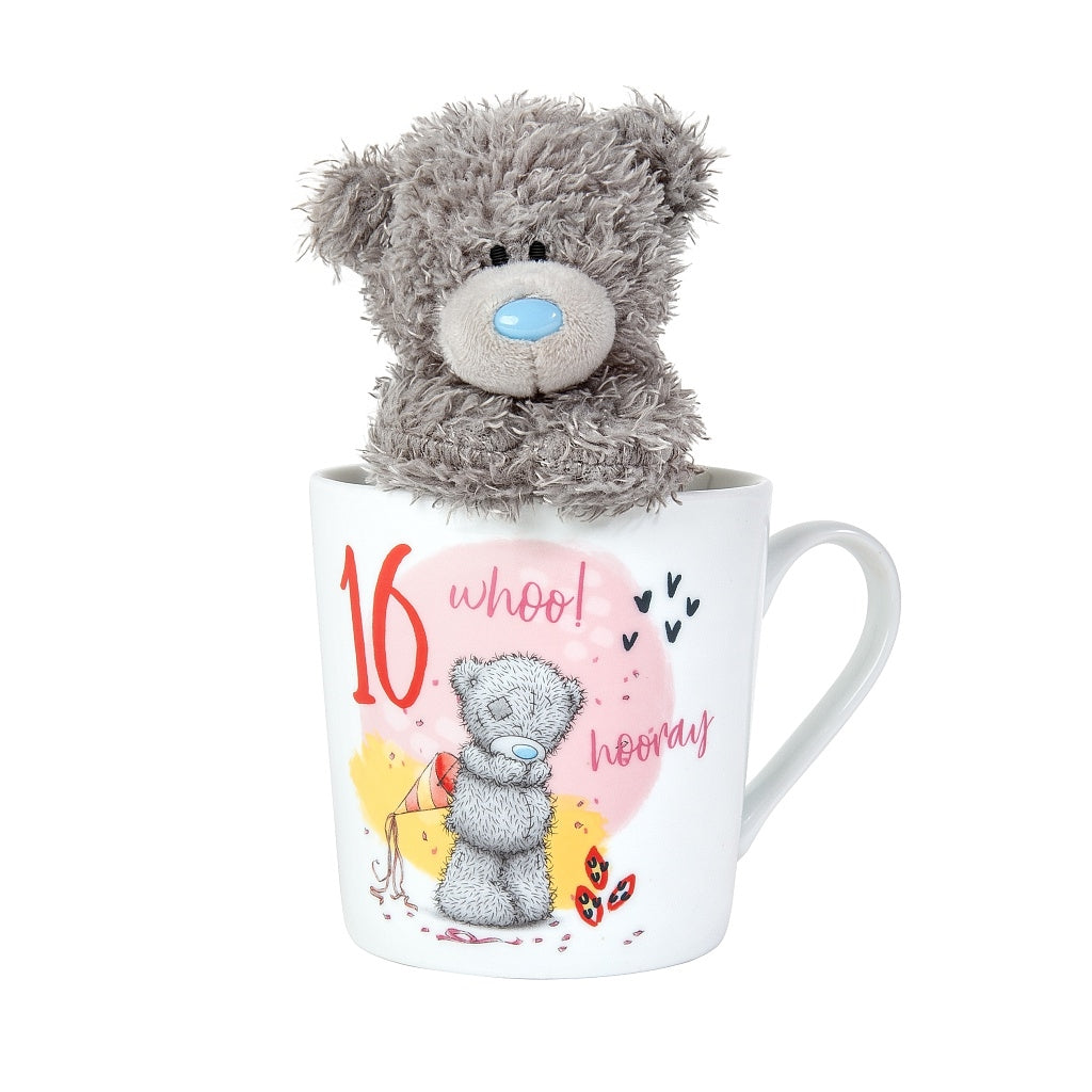 16th Birthday Mug Ceramic & Plush Gift Set
