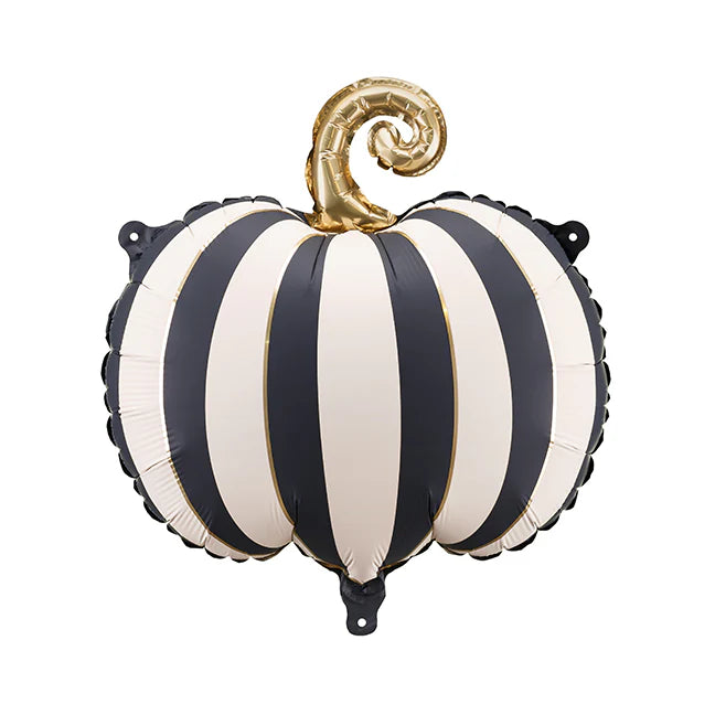 Striped Pumpkin Foil Balloon