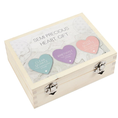 Semi-Precious Crystal Heart Gift