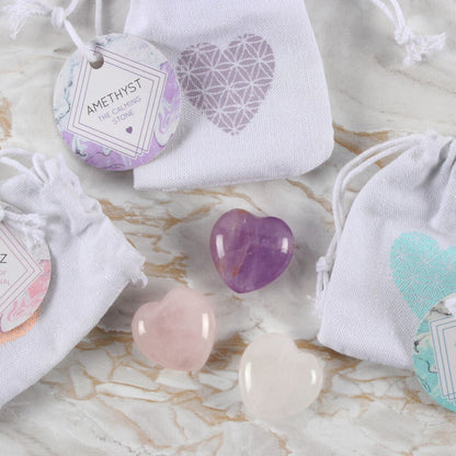 Semi-Precious Crystal Heart Gift