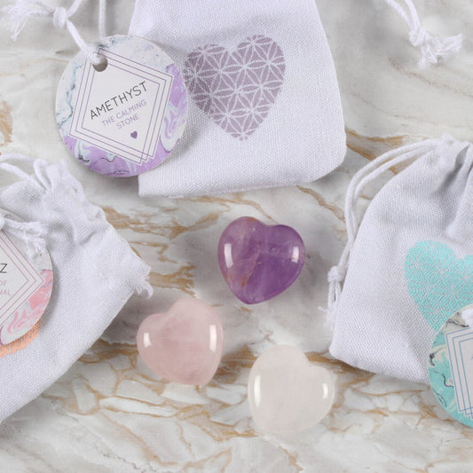 Semi-Precious Crystal Heart Gift