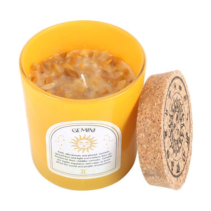 Gemini Zodiac Candle