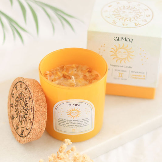Gemini Zodiac Candle