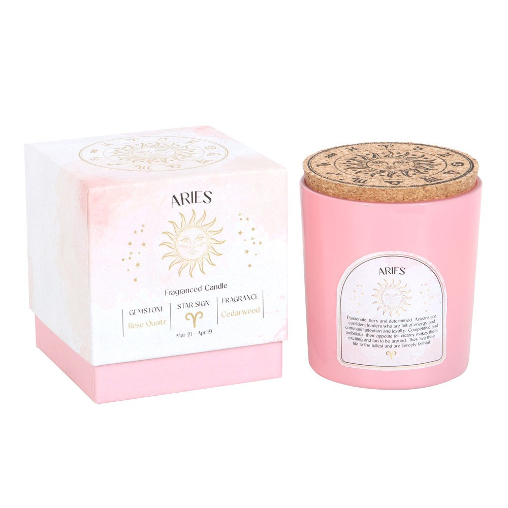 Aries Cedarwood Scented Candle
