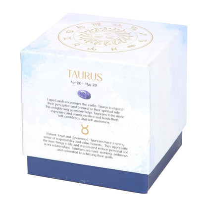 Taurus Amber & Vanilla Fragranced Candle