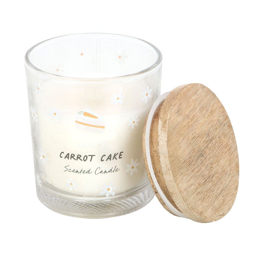 Sweet Carrot Cake Scented Glass Candle