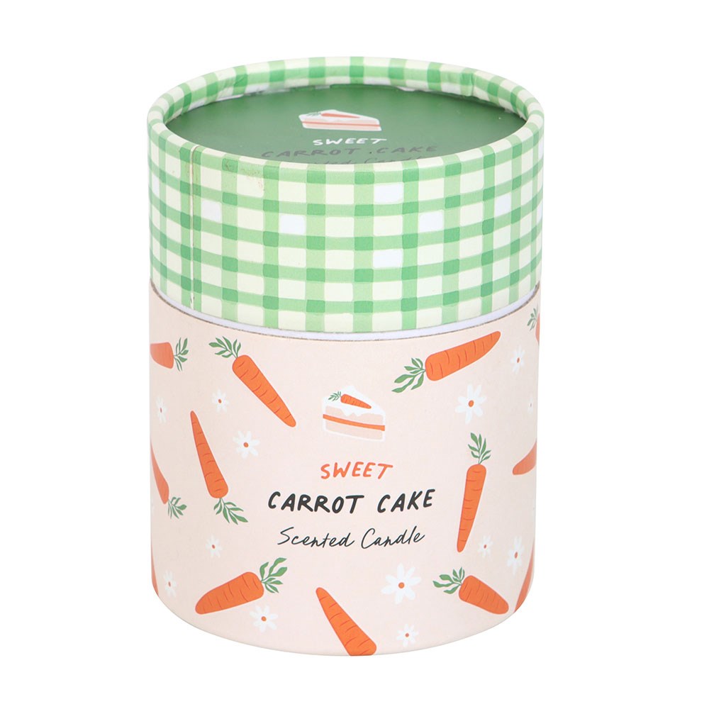 Sweet Carrot Cake Scented Glass Candle