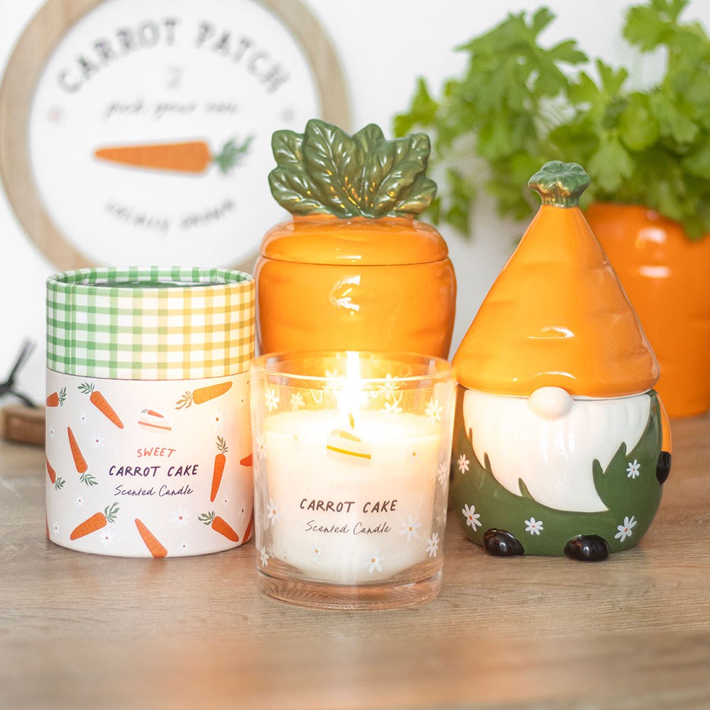Sweet Carrot Cake Scented Glass Candle