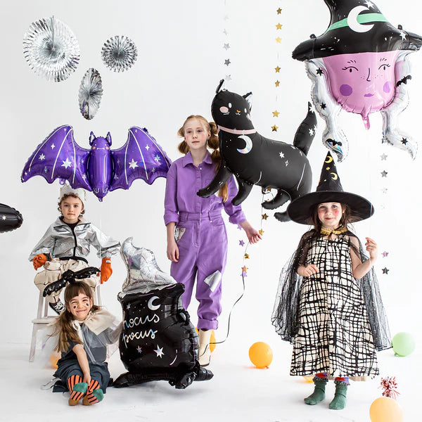 Purple Bat Foil Balloon