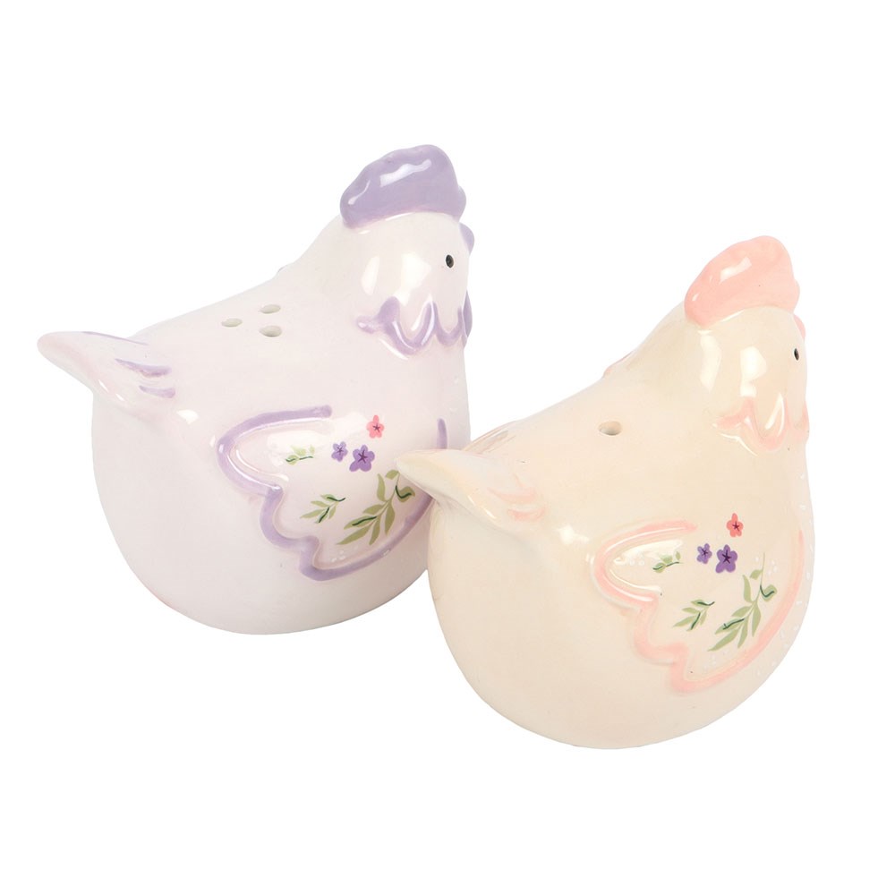Hen Shaped Salt and Pepper Shakers