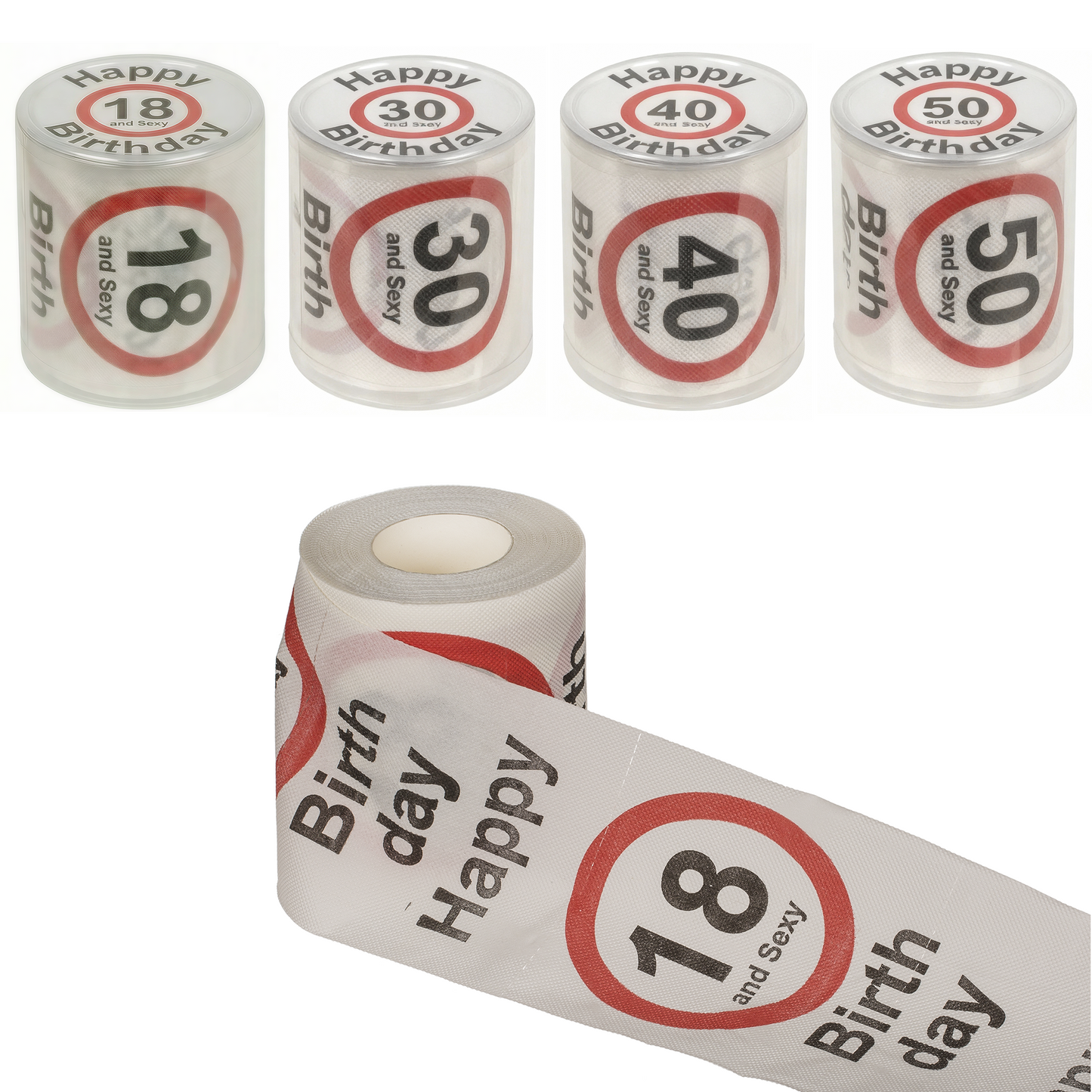 Novelty Happy Birthday Toilet Roll