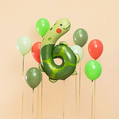 Large Safari Animal Number Balloons