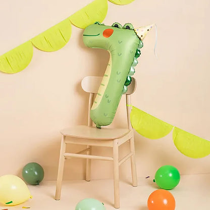 Large Safari Animal Number Balloons