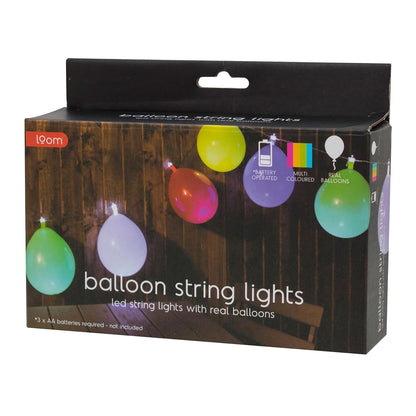 Multi-Coloured Balloon String Lights