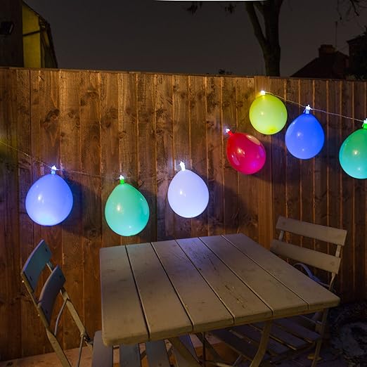 Multi-Coloured Balloon String Lights