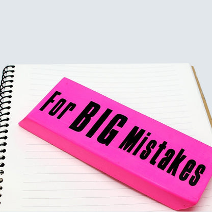 Novelty Jumbo Eraser - For BIG Mistakes