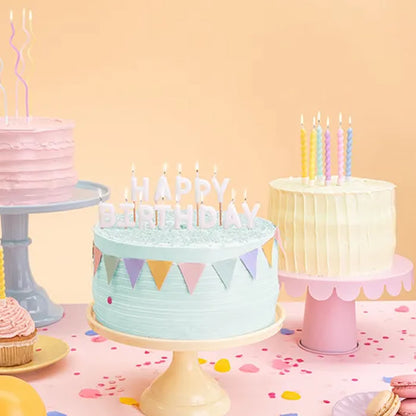 Pastel Twisted Birthday Candles