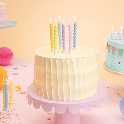 Pastel Twisted Birthday Candles