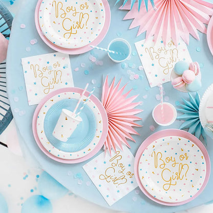 Boy or Girl Gender Reveal Napkins